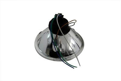 Wyatt Gatling 20-6038-A 7 Inch Faceted Headlamp Unit - DOT Approved for Enhanced Visibility
