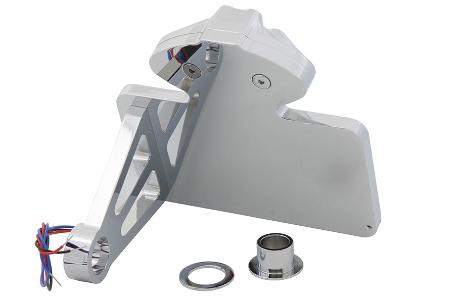 Wyatt Gatling Maltese LED Tail Lamp Kit Chrome Part 76246 for Harley Davidson FLST