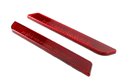 Wyatt Gatling Rear Red Reflector Set for Struts - Harley Davidson XL 1992-2001