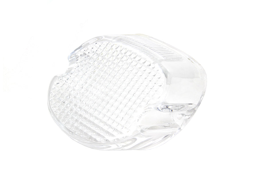 Wyatt Gatling 12-0416C Tail Lamp Lens Laydown Style Clear for Harley Davidson FLT