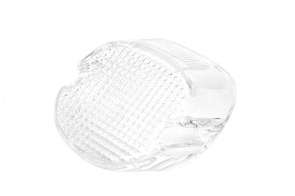 Wyatt Gatling 12-0416C Tail Lamp Lens Laydown Style Clear for Harley Davidson FLT
