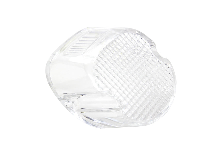 Wyatt Gatling 12-0416C Tail Lamp Lens Laydown Style Clear for Harley Davidson FLT