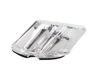 Wyatt Gatling 12-0416DC Clear Laydown Horizontal Tail Lamp Lens for Harley Davidson FLT