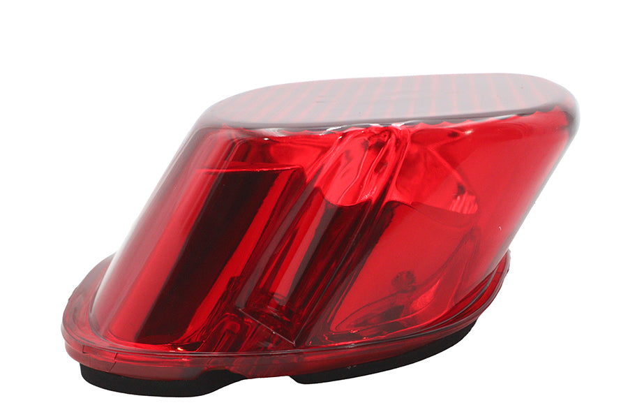Wyatt Gatling 12-0417 Red Laydown Horizontal Tail Lamp Lens for Harley Davidson FLT