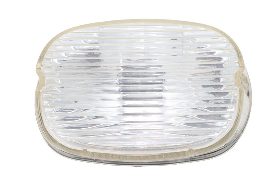 Wyatt Gatling Part 12-0417DC Tail Lamp Lens Laydown Style Clear for Harley Davidson FLT