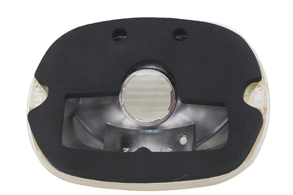 Wyatt Gatling Part 12-0417DC Tail Lamp Lens Laydown Style Clear for Harley Davidson FLT