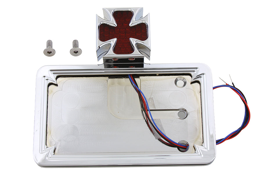 Wyatt Gatling Part 76246T Tail Lamp and License Plate Assembly Maltese Style