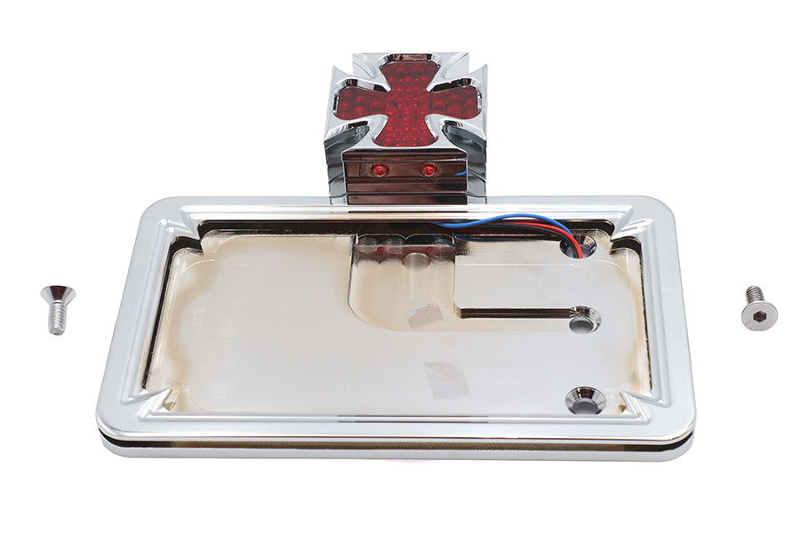 Wyatt Gatling Part 76246T Tail Lamp and License Plate Assembly Maltese Style