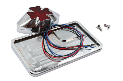 Wyatt Gatling Part 76183T Tail Lamp and License Plate Assembly Maltese Style