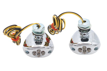 Wyatt Gatling 20-6813A LED Amber Marker Lamp Set, Center Mount – Decorative Use Only