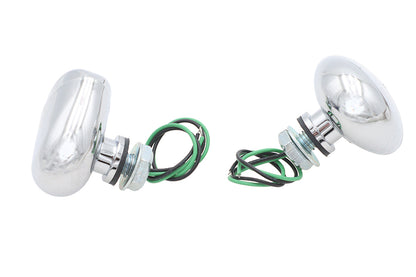 Wyatt Gatling LED Green Marker Lamp Set Center Mount - Decorative Use Only