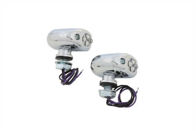 Wyatt Gatling 20-6813P Center Mount LED Purple Marker Lamp Set - Decorative Use Only