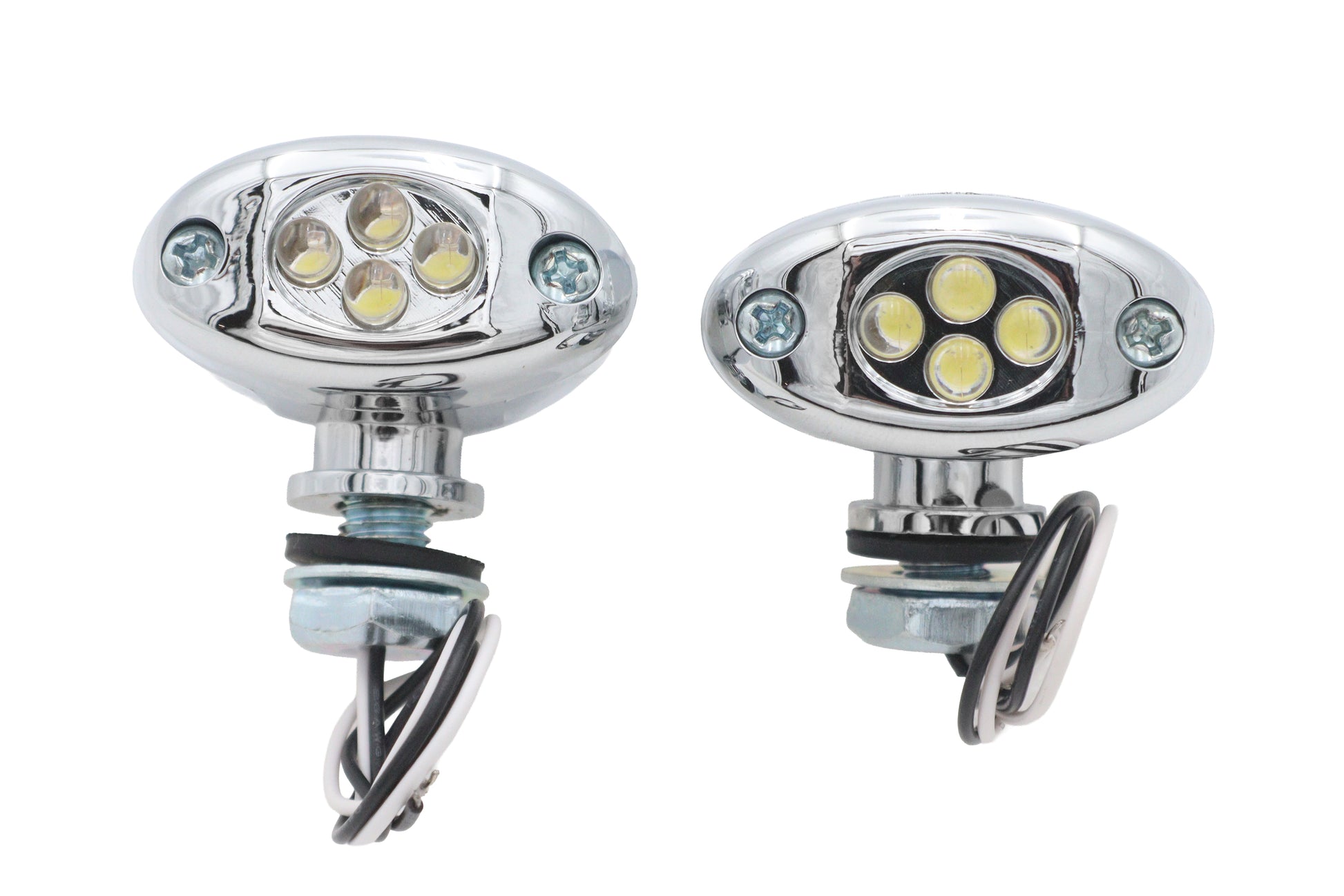 Wyatt Gatling LED Clear Marker Lamp Set Center Mount - Decorative Use Only