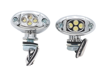 Wyatt Gatling LED Clear Marker Lamp Set Center Mount - Decorative Use Only