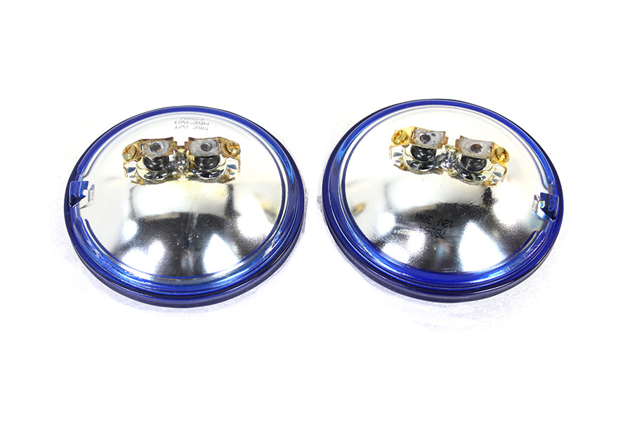 Wyatt Gatling 78064 Blue Sealed Beam 4-1/2 inch Spotlamp Set