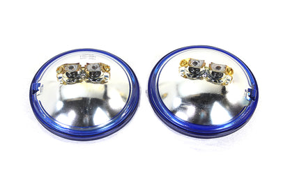 Wyatt Gatling 78064 Blue Sealed Beam 4-1/2 inch Spotlamp Set