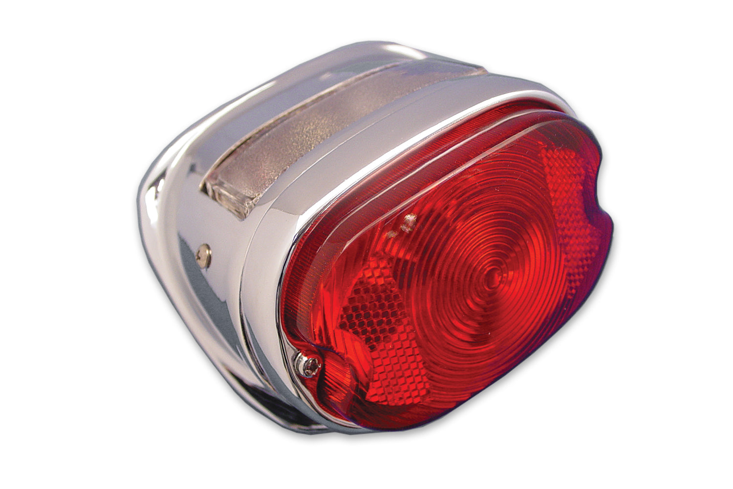 Wyatt Gatling Stock Type Chrome Oval Tail Lamp for Harley Davidson FL (1955-1964)