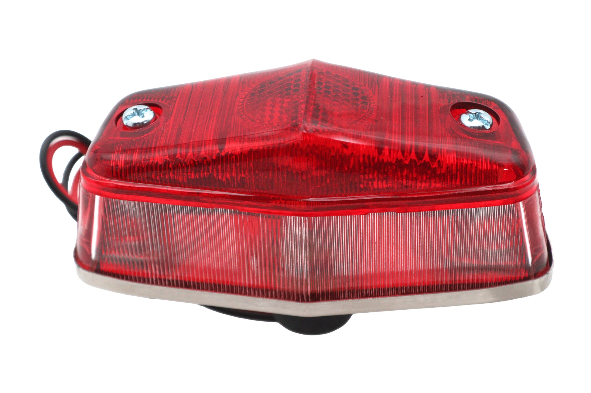 Wyatt Gatling Chrome Tail Lamp Small Lucas Style - Show or Decorative Use Only