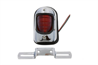 Wyatt Gatling Chrome Beehive Style Tail Lamp - Decorative Steel Body