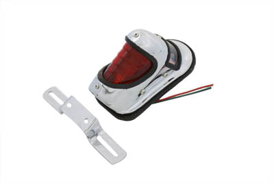 Wyatt Gatling Chrome Beehive Style Tail Lamp - Decorative Steel Body
