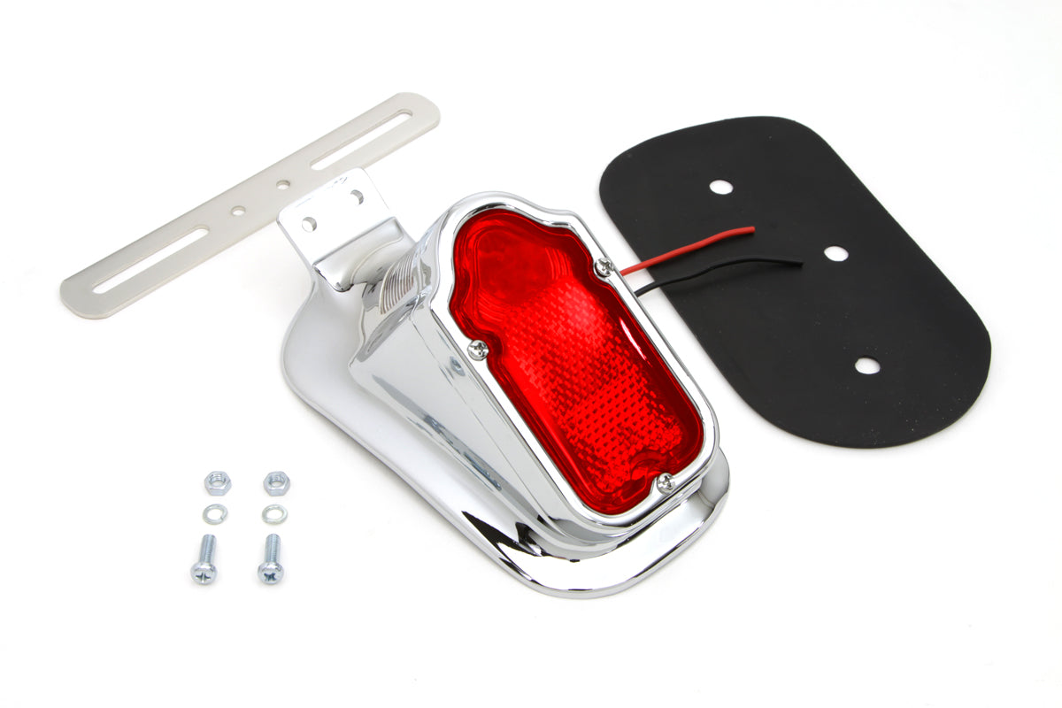 Wyatt Gatling Chrome Tombstone Style Tail Lamp Assembly – Part No. 12-0014