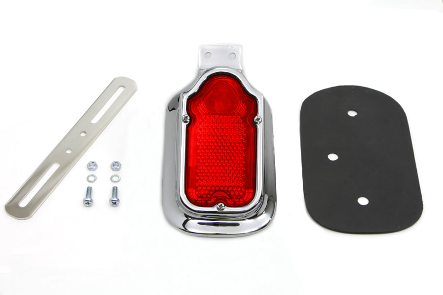 Wyatt Gatling Chrome Tombstone Style Tail Lamp Assembly – Part No. 12-0014