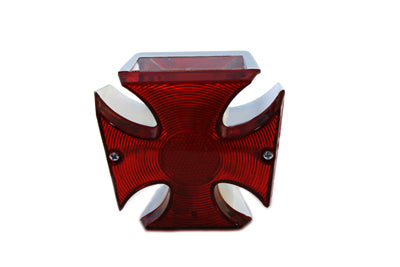 Wyatt Gatling Chrome Maltese Tail Lamp - Show or Decorative Use Only, Part 20-6503