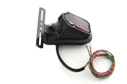 V-Twin Replica Black Tombstone Tail Lamp for Harley Davidson FL 1947-1954