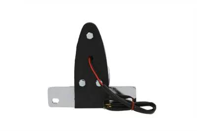 Wyatt Gatling P-K Sport Chrome Tail Lamp with Red Lens - Fender Mount for Show Use by Wyatt Gatling