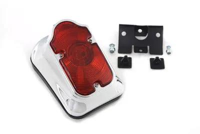 Wyatt Gatling Chrome Tombstone Tail Lamp Assembly Bulb Type for Harley Davidson XL (1999-2008) by Wyatt Gatling