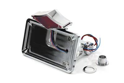 Wyatt Gatling Chrome Diamond LED Horizontal Tail Lamp Assembly for Harley Davidson FXST 1986-1995 by Wyatt Gatling