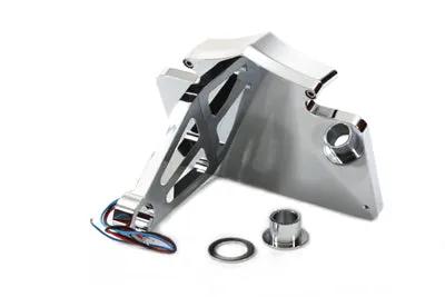 Wyatt Gatling Chrome Diamond LED Horizontal Tail Lamp Assembly for Harley Davidson FXST 1986-1995 by Wyatt Gatling
