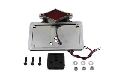 Wyatt Gatling Chrome Diamond LED Fender Mount Tail Lamp Assembly Part 28-6046 by Wyatt Gatling
