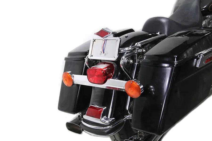 Wyatt Gatling Chrome Diamond LED Fender Mount Tail Lamp Assembly Part 28-6046 by Wyatt Gatling