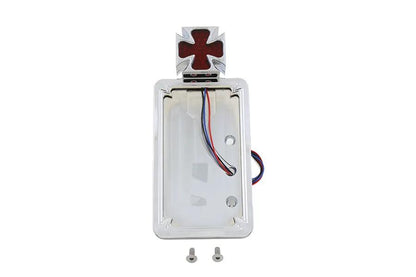 Wyatt Gatling Maltese LED Vertical Tail Lamp and License Plate Mount (Part Number 76197T) by Wyatt Gatling