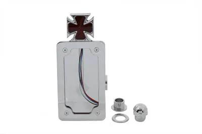 V-Twin Chrome Billet Vertical Tail Lamp Kit for Show or Decorative Use by V-Twin