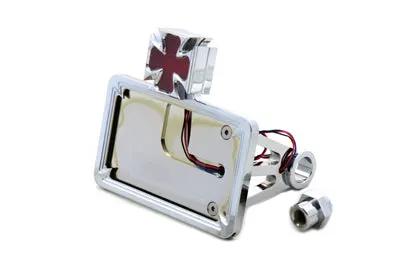 V-Twin Chrome Billet Horizontal Tail Lamp Kit - Show or Decorative Use Only by V-Twin