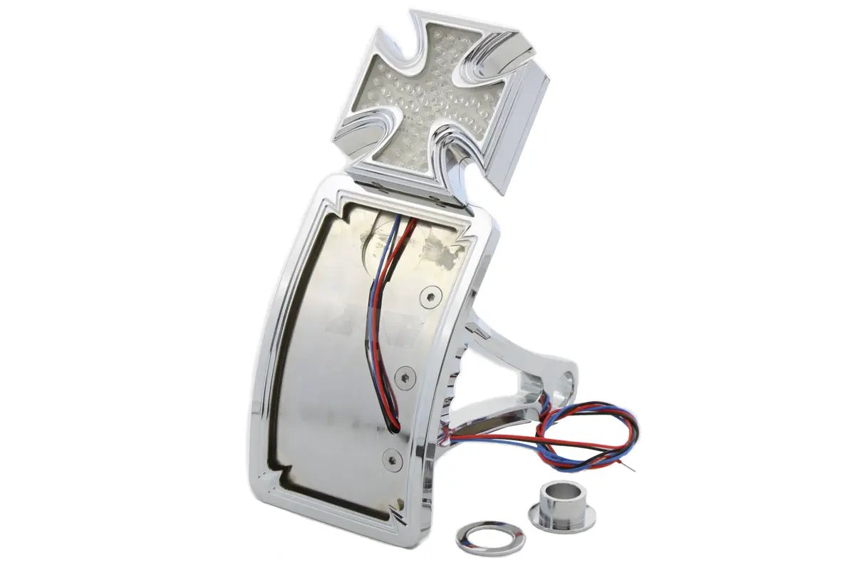 Wyatt Gatling Red Baron Curved Vertical Tail Lamp for Harley Davidson FXST by Wyatt Gatling