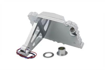 Wyatt Gatling Chrome Skull Style Tail Lamp Assembly for Harley Davidson FXST (1984-1993) by Wyatt Gatling