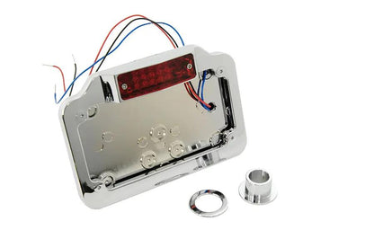Wyatt Gatling Chrome Plain Style Tail Lamp Assembly for Harley Davidson FXST (1986-1995) by Wyatt Gatling
