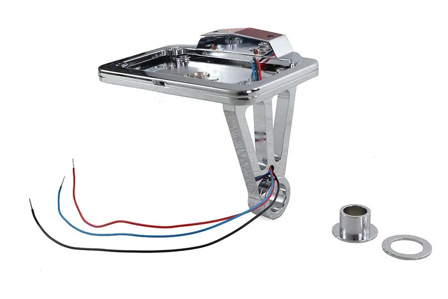 Wyatt Gatling Chrome Plain Style Tail Lamp Assembly for Harley Davidson FXST (1986-1995) by Wyatt Gatling