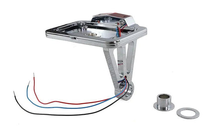 Wyatt Gatling Chrome Plain Style Tail Lamp Assembly for Harley Davidson FXST (1986-1995) by Wyatt Gatling