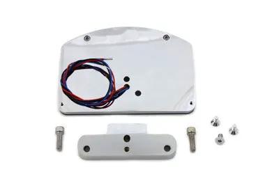 Wyatt Gatling Chrome Slice LED Tail Lamp License Plate Assembly for Harley Davidson FLT (1997-2006) by Wyatt Gatling
