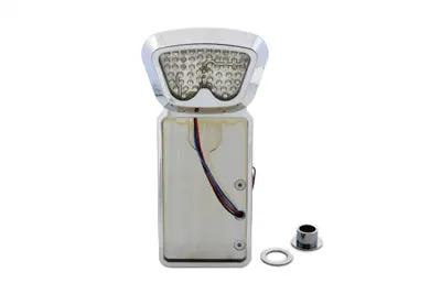 Wyatt Gatling Part 76375 Chrome Vertical Noid Style LED Tail Lamp Kit for Harley Davidson FXST by Wyatt Gatling