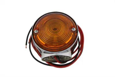 Wyatt Gatling 12-6029DAB Chrome Dual Contact Signal for Harley Davidson FL - Front & Rear by Wyatt Gatling