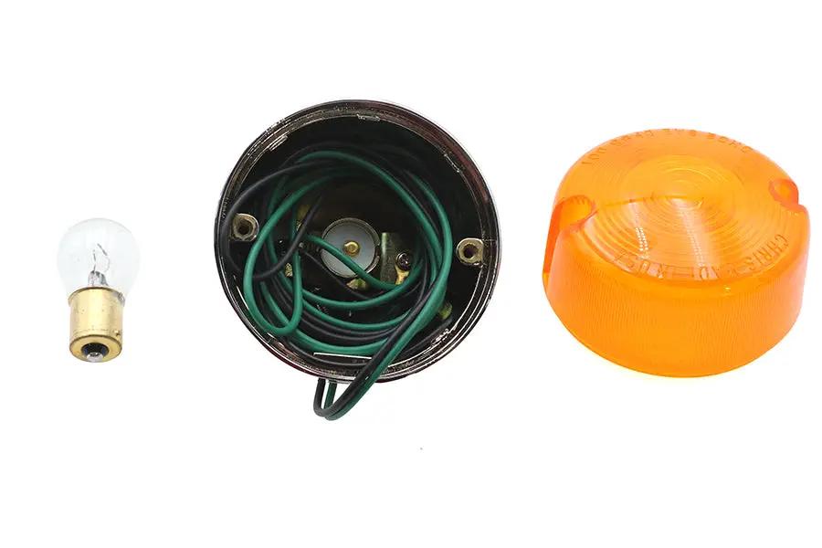 Chris Products 8407A Rear Turn Signal Assembly for Harley Davidson FXST - Chrome, Right or Left by Chris Products