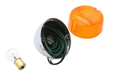 Chris Products 8407A Rear Turn Signal Assembly for Harley Davidson FXST - Chrome, Right or Left by Chris Products