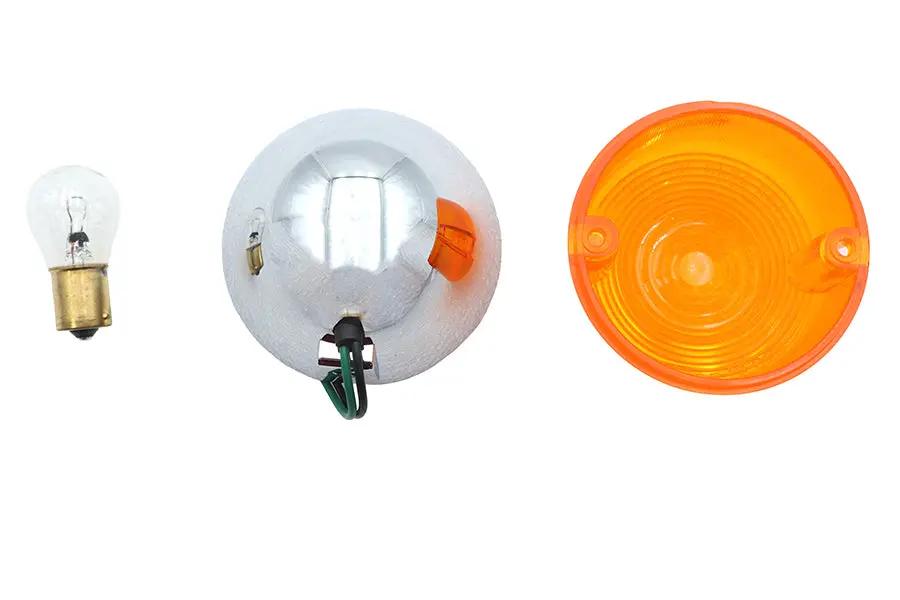 Chris Products 8407A Rear Turn Signal Assembly for Harley Davidson FXST - Chrome, Right or Left by Chris Products