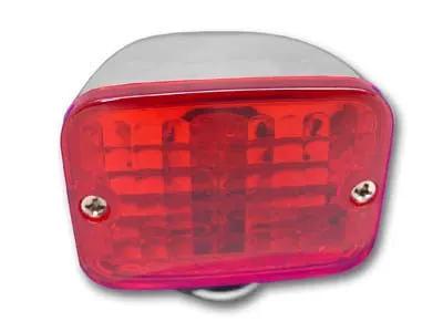 Wyatt Gatling Chrome Tour Marker Lamp Set with Red Lens - Part 12-6027 by Wyatt Gatling