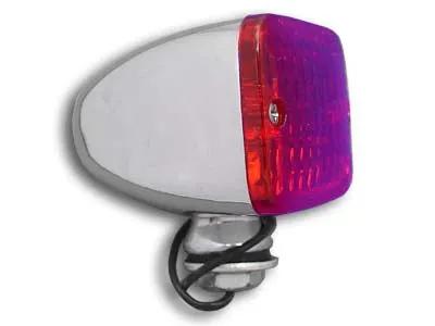 Wyatt Gatling Chrome Tour Marker Lamp Set with Red Lens - Part 12-6027 by Wyatt Gatling